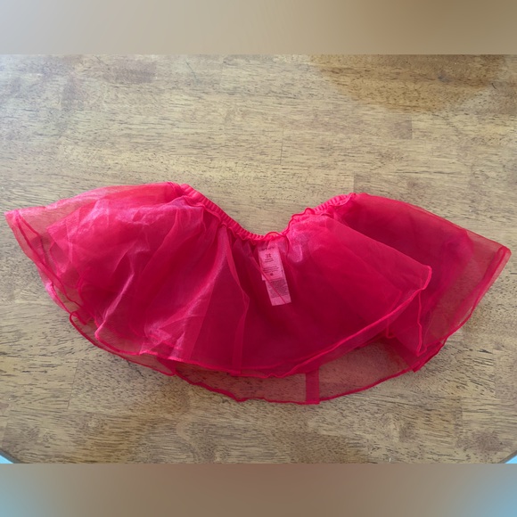 Red Sheer Tutu Skirt - Picture 1 of 1